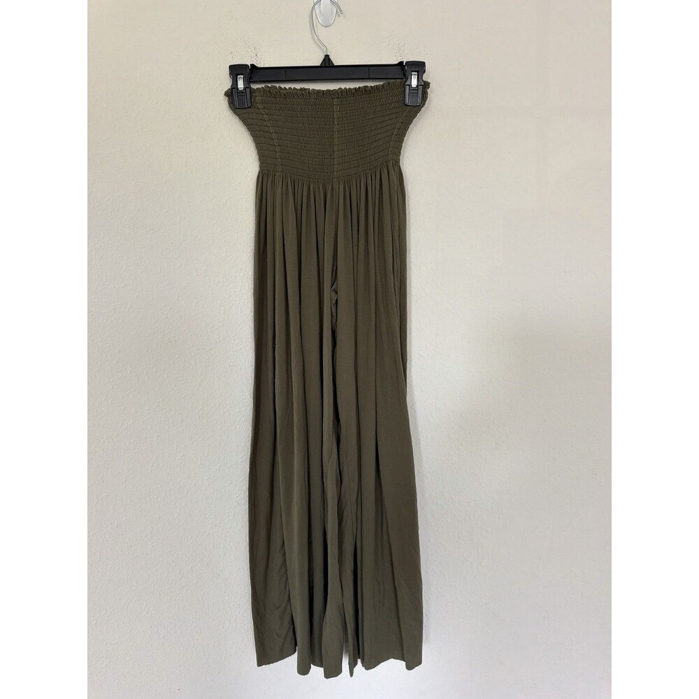 Natural Life Palazzo Pants Boho Wide Leg Crop XS Granola Hippie Cozy Prairie